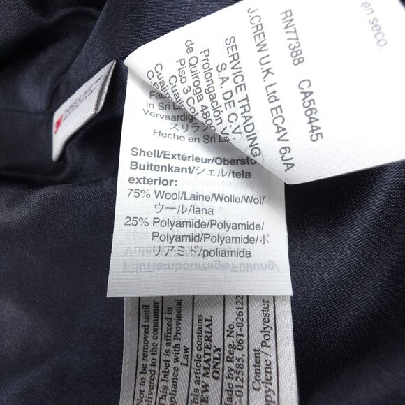 NEW J Crew Classic lady day coat Italian double-cloth wool Thinsulate Old Money - Picture 13 of 15